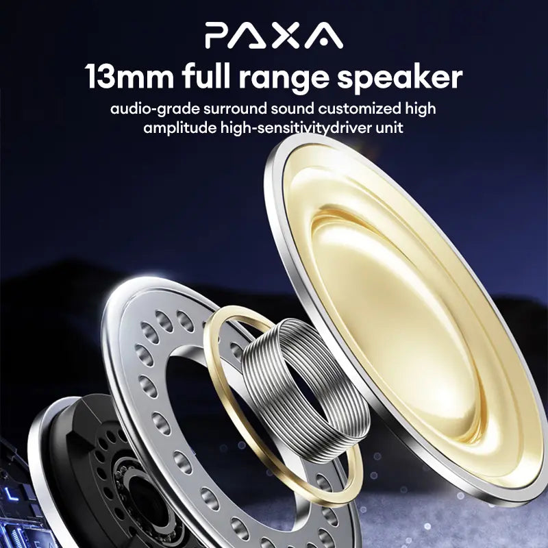PAXA Aifriend Pro Intelligent Earphone with Full Color Touch Charging Case, Robust Bass Stereo Audio Headset, IPX5 Waterproof & Anti-Lost Search Function Earbuds